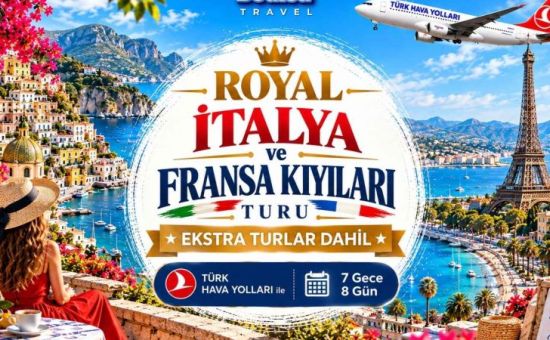 Royal İtalya ve Fransa Kıyıları Turu  |  Ekstra Turlar Dahil  |  7 Gece - 8 Gün  |  THY ile (BLQ–MRS)